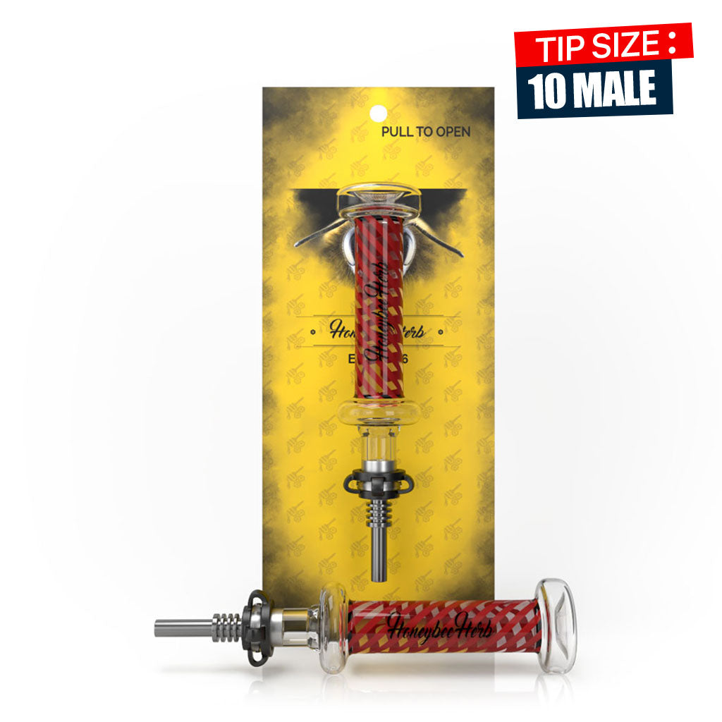 CANDY STRIPPED NECTAR COLLECTOR - Discreet Smoker