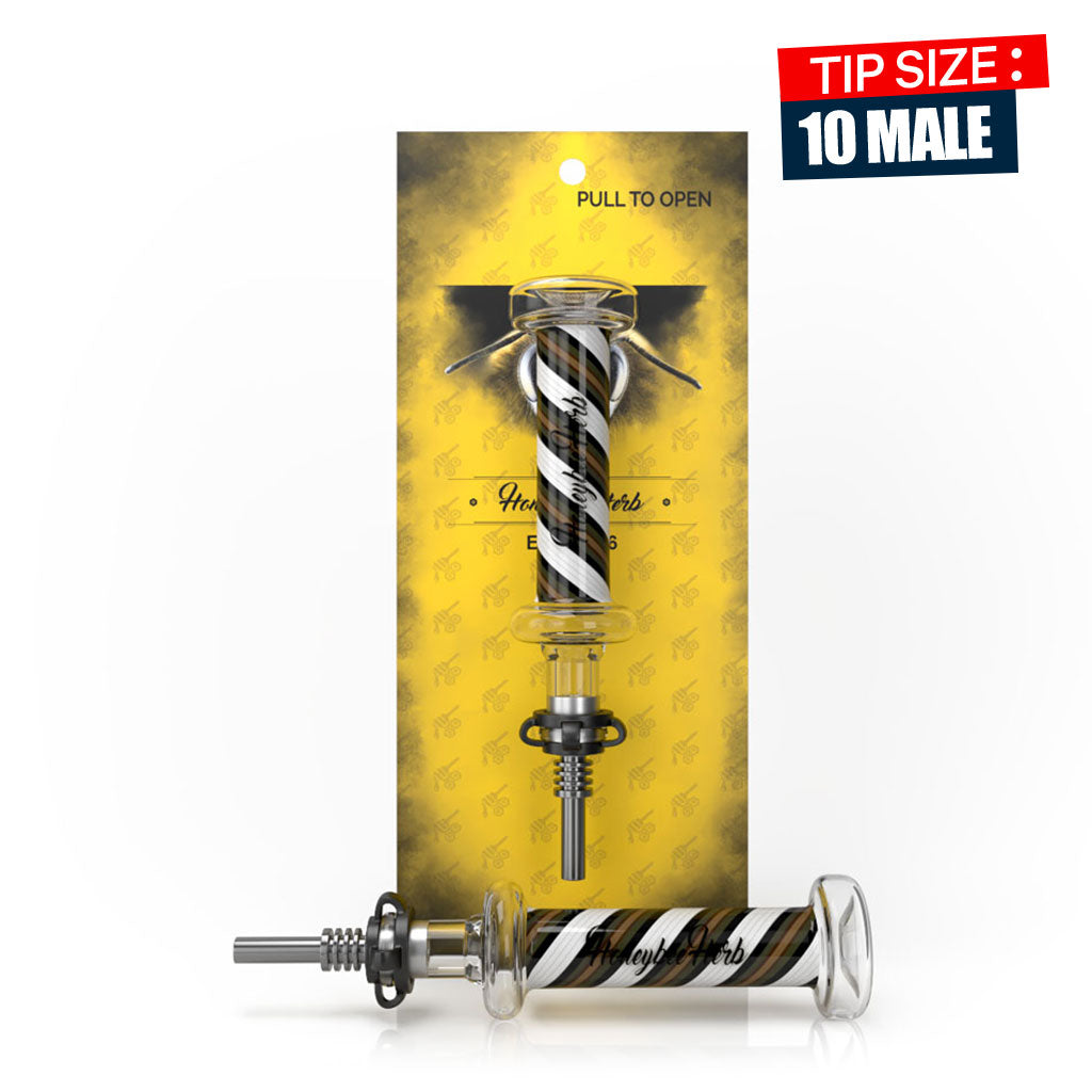 CANDY STRIPPED NECTAR COLLECTOR - Discreet Smoker