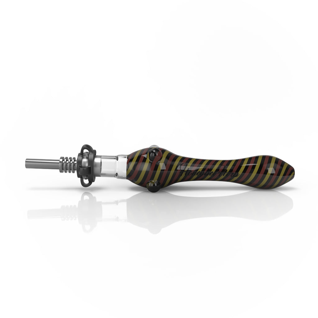 WHIRL STRIPPED NECTAR COLLECTOR - Discreet Smoker