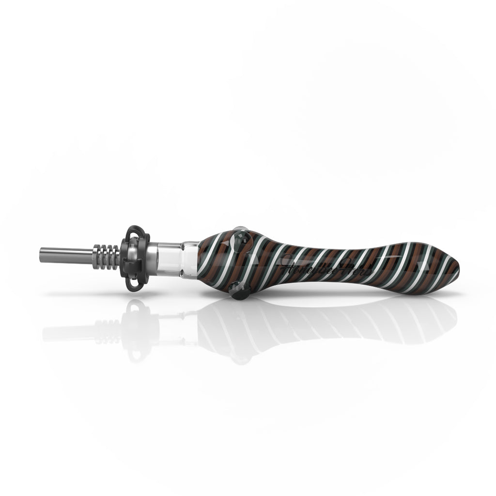 WHIRL STRIPPED NECTAR COLLECTOR - Discreet Smoker