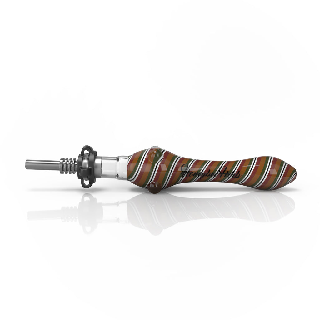 WHIRL STRIPPED NECTAR COLLECTOR - Discreet Smoker