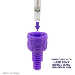 Ooze Ozone Silicone Water Pipe and Dab Straw - Discreet Smoker