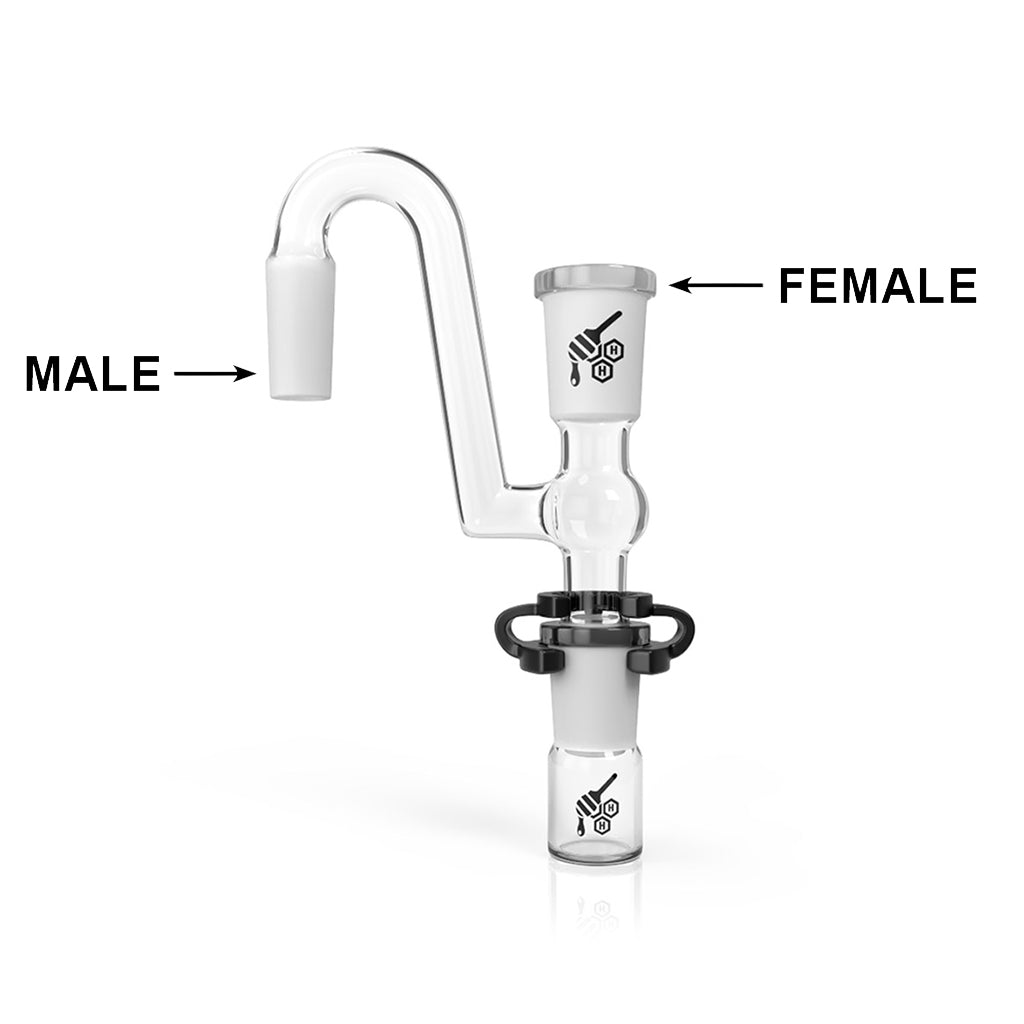 SWAN NECK GLASS RECLAIM CATCHER - Discreet Smoker