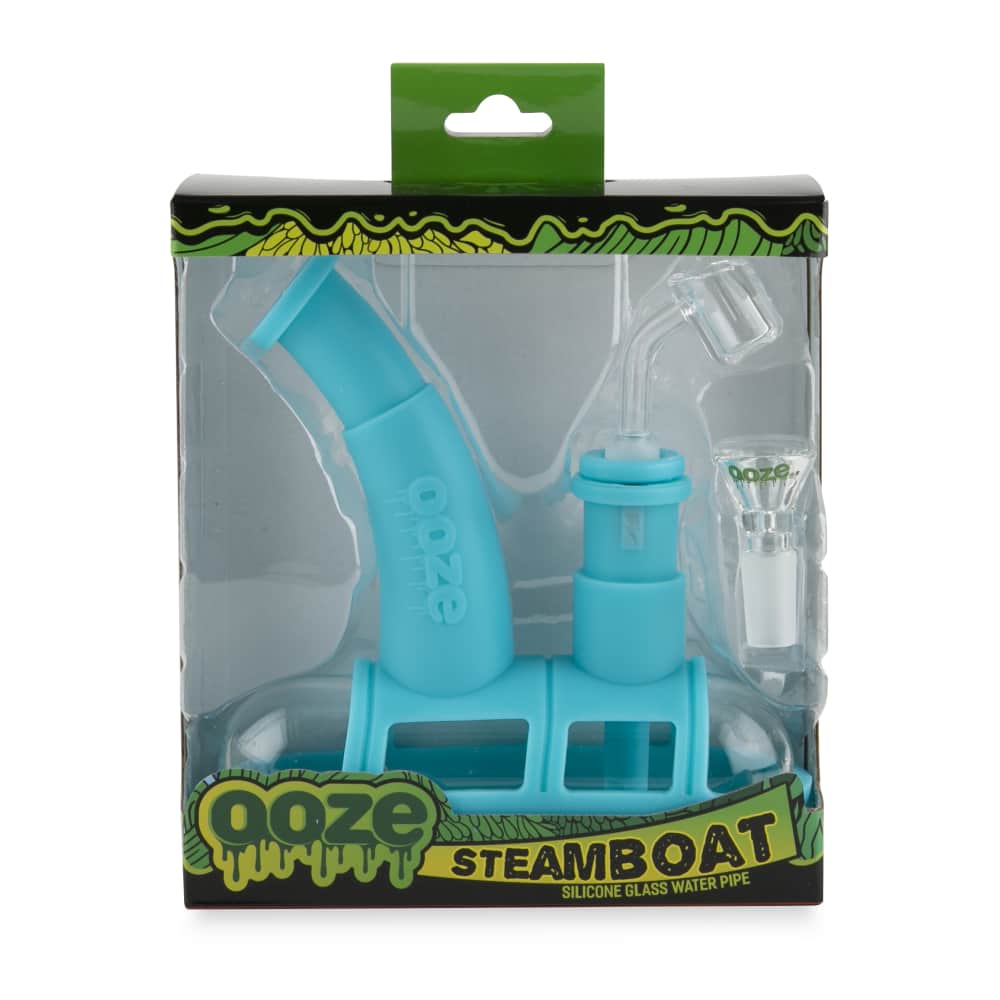 Ooze Steamboat Silicone Bubbler - Discreet Smoker