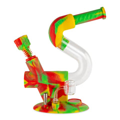 Ooze Swerve Silicone Water Pipe - Discreet Smoker