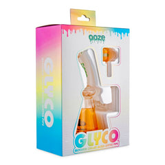 Ooze Glyco Bong Glycerin Chilled Glass Water Pipe - Discreet Smoker