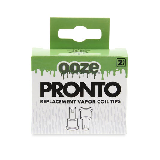 Ooze Pronto Electronic Concentrate Device 2-Pack Replacement Vapor Coil Tips - Discreet Smoker
