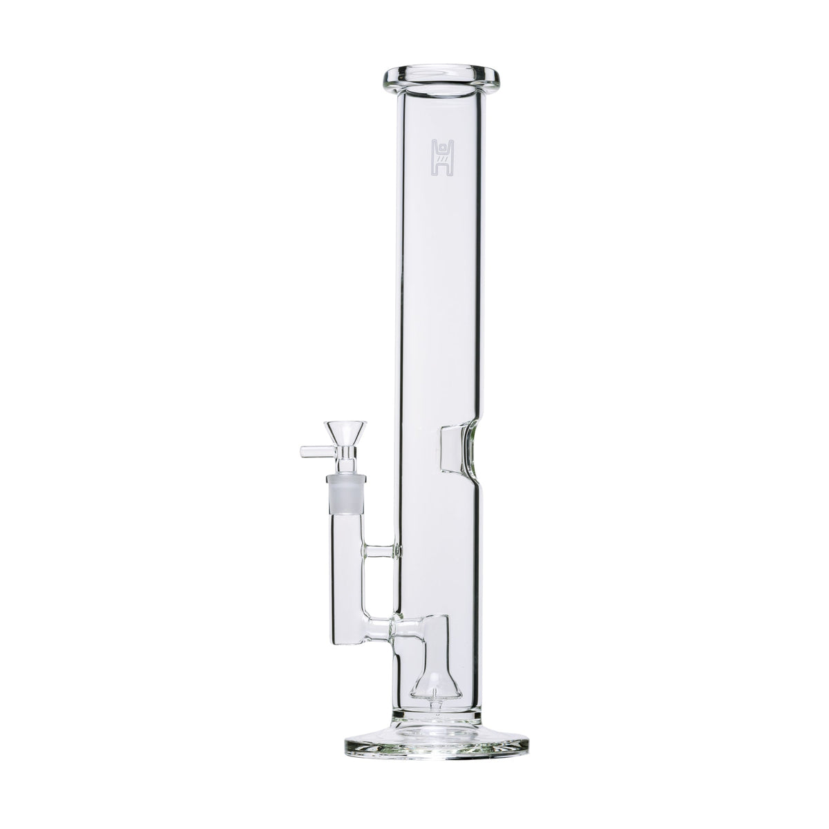 Human Grade 15" Tube Glass Water Pipe - Discreet Smoker