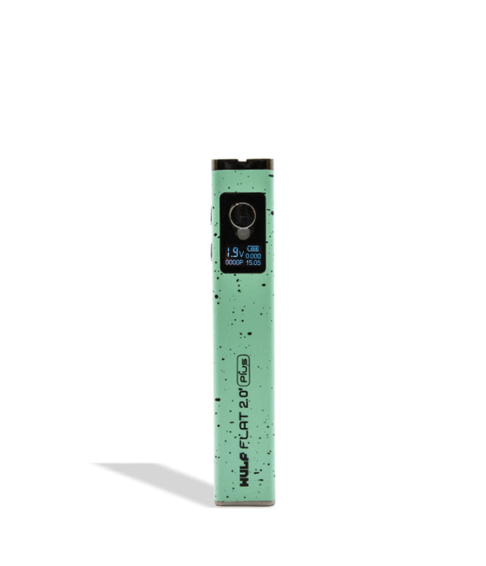 Wulf Mods Flat Plus 2.0 510 Thread Battery, Teal-Black Spatter