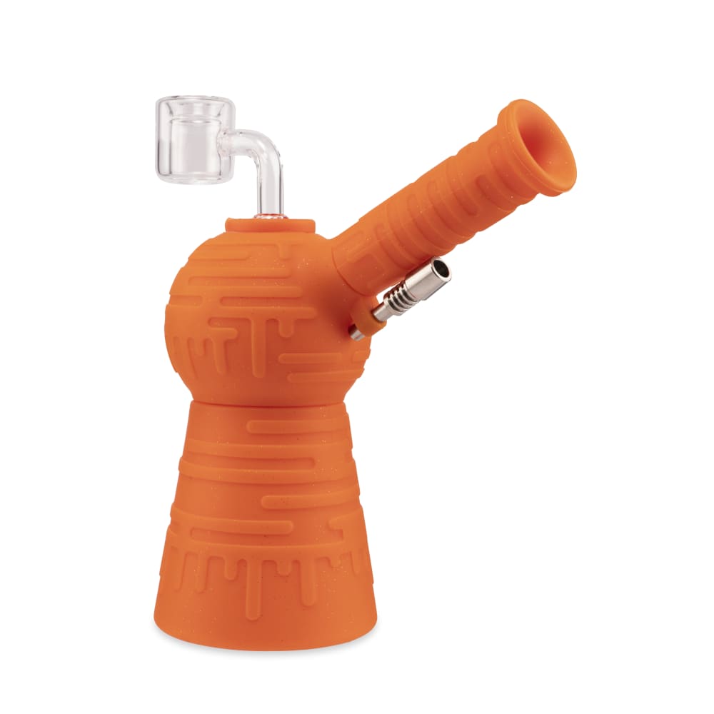 Ooze Blaster Silicone Glass 4-in-1 Hybrid Water Pipe and Dab Straw