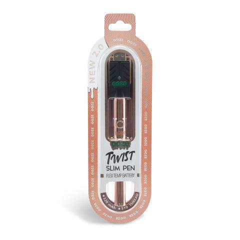 Ooze Twist Slim Pen 2.0 510 Thread Vaporizer Battery - Discreet Smoker