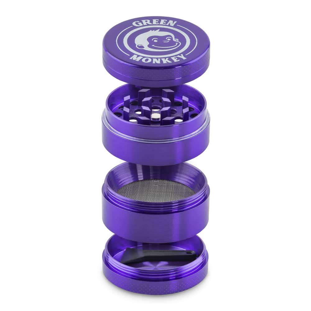 Green Monkey Grinder - Capuchin 4pc - 40mm - Discreet Smoker