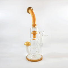 MUSHROOM HONEYCOMB DISC PERC DAB RIG - Discreet Smoker
