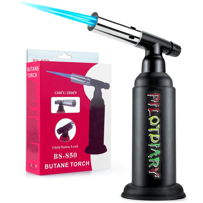 PilotDiary Butane Torch, BLACK