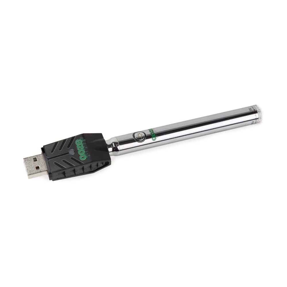 Ooze Slim Twist 510 Thread 320 mAh CBD Vape Pen Battery + USB Charger - Discreet Smoker