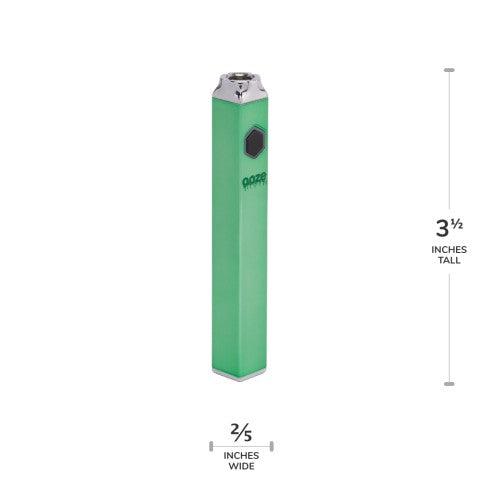 Ooze Quad 510 Thread 500 mAh Square Vape Pen Battery - Discreet Smoker