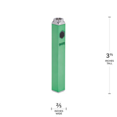 Ooze Quad 510 Thread 500 mAh Square Vape Pen Battery - Discreet Smoker
