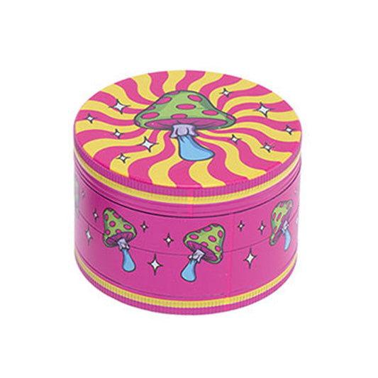 TRIPPY MUSHROOM WACKY GRINDER - Discreet Smoker