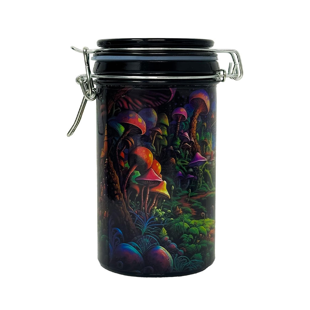 TRIPPY MUSHROOM STORAGE JAR - Discreet Smoker
