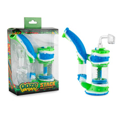 Ooze Stack Pipe Silicone Bubbler - Discreet Smoker