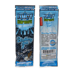 Juicy Jays Terp Enhanced Hemp Wraps 2pk Pouch 25ct POP Display - Discreet Smoker