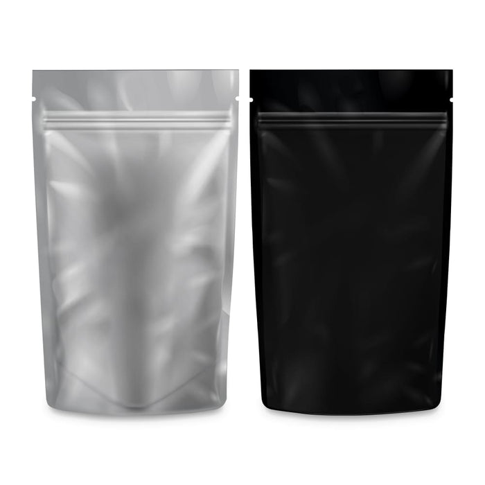 Loud Lock 1/4 Ounce Mylar Smell Proof Vacuum Seal Bags - 1,000 Count, Black/Clear