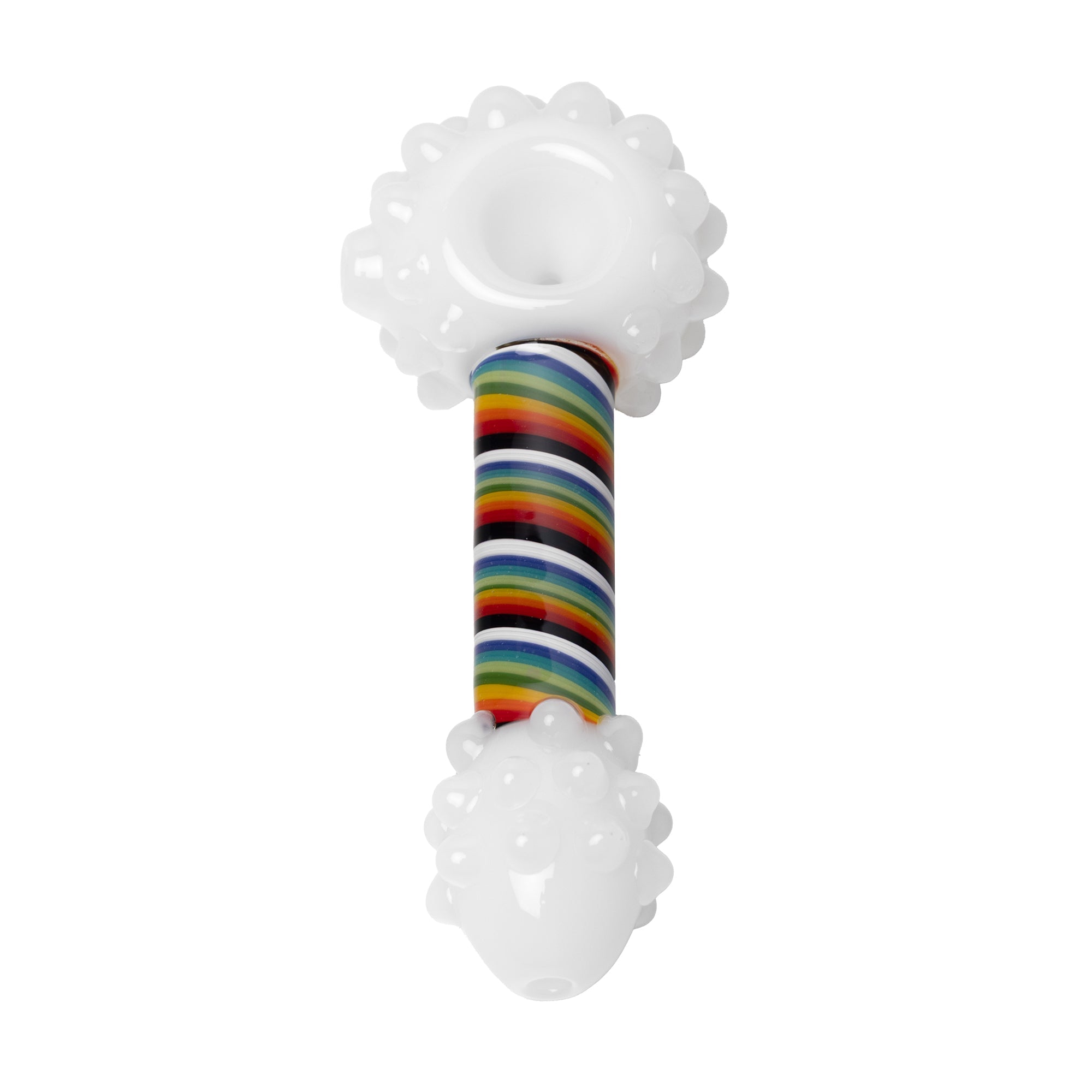 Human Grade Rainbow Spoon Pipe - Discreet Smoker