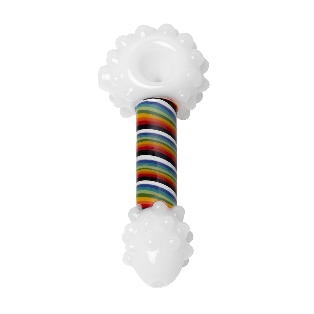 Human Grade Rainbow Spoon Pipe - Discreet Smoker
