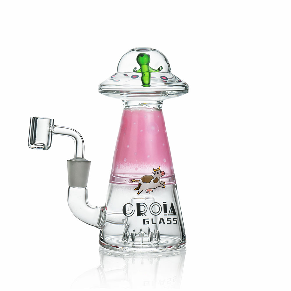 UFO Alien Dab Rig with Showerhead Perc | Croia Glass - Discreet Smoker