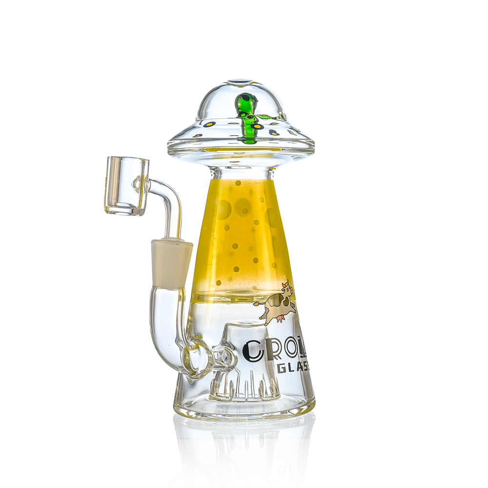 UFO Alien Dab Rig with Showerhead Perc | Croia Glass - Discreet Smoker