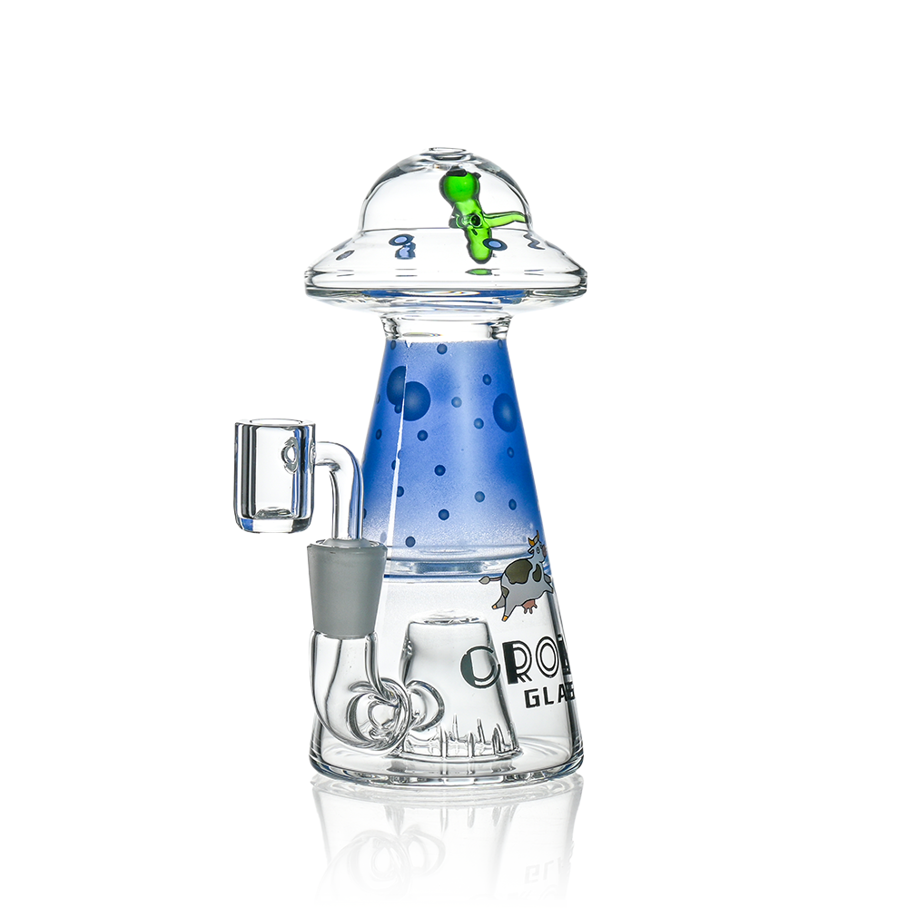 UFO Alien Dab Rig with Showerhead Perc | Croia Glass - Discreet Smoker
