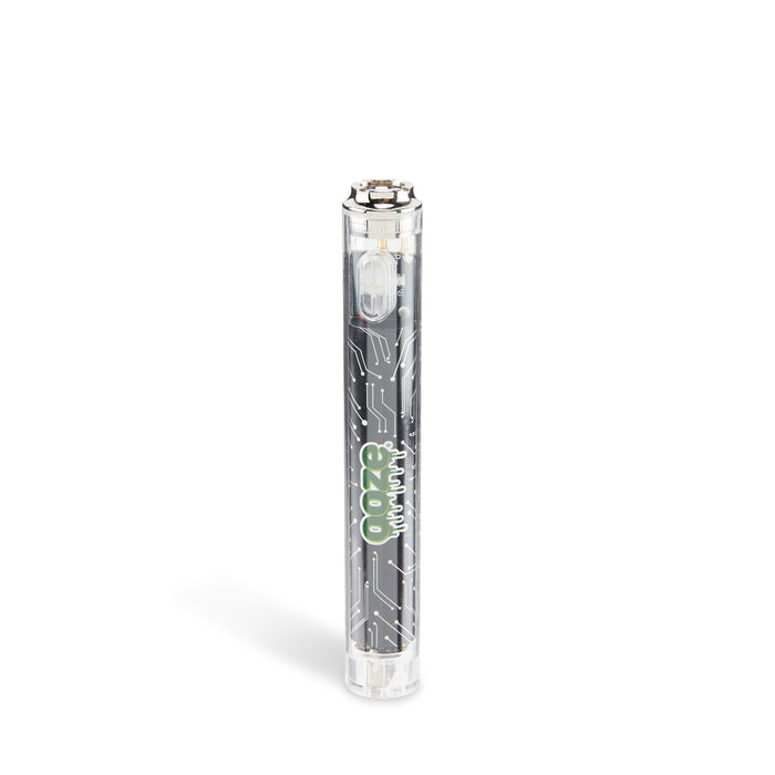 Slim Clear Series Transparent 510 Vape Battery, Panther Black