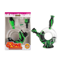 Ooze Ozone Silicone Water Pipe and Dab Straw - Discreet Smoker