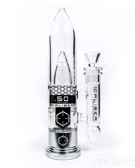 US Caliber .50 Caliber Glass Bong - Discreet Smoker