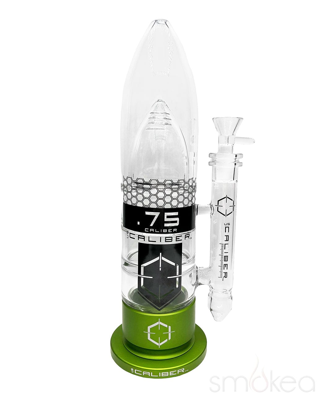 US Caliber .75 Caliber Glass Bong - Discreet Smoker