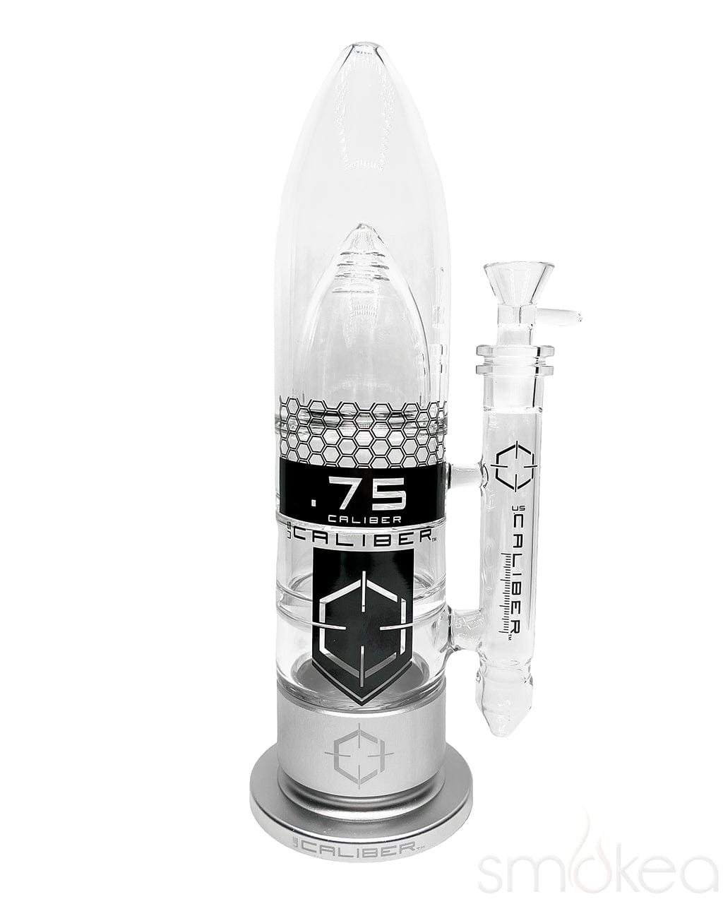 US Caliber .75 Caliber Glass Bong - Discreet Smoker