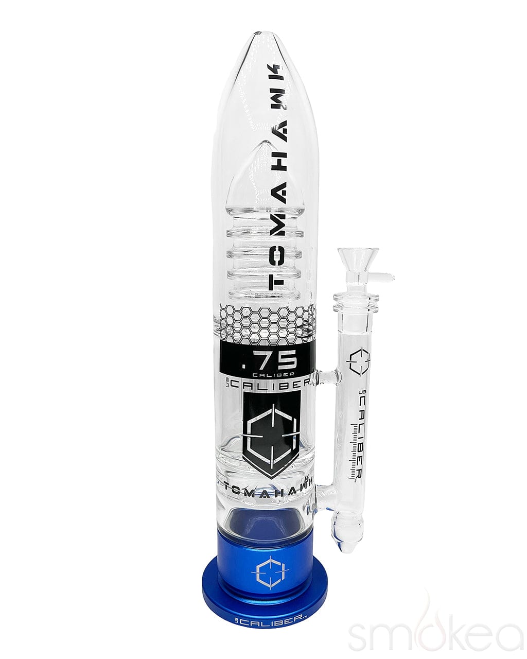 US Caliber .75 Caliber Tomahawk Glass Bong - Discreet Smoker
