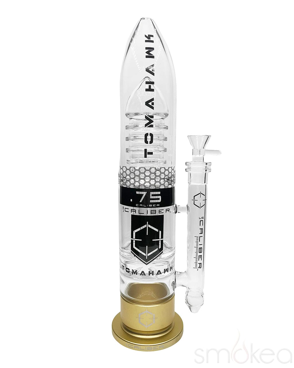 US Caliber .75 Caliber Tomahawk Glass Bong - Discreet Smoker