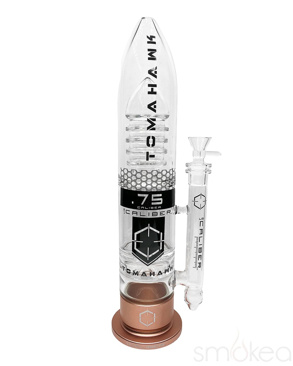 US Caliber .75 Caliber Tomahawk Glass Bong - Discreet Smoker