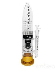 US Caliber .75 Caliber Tomahawk Glass Bong - Discreet Smoker