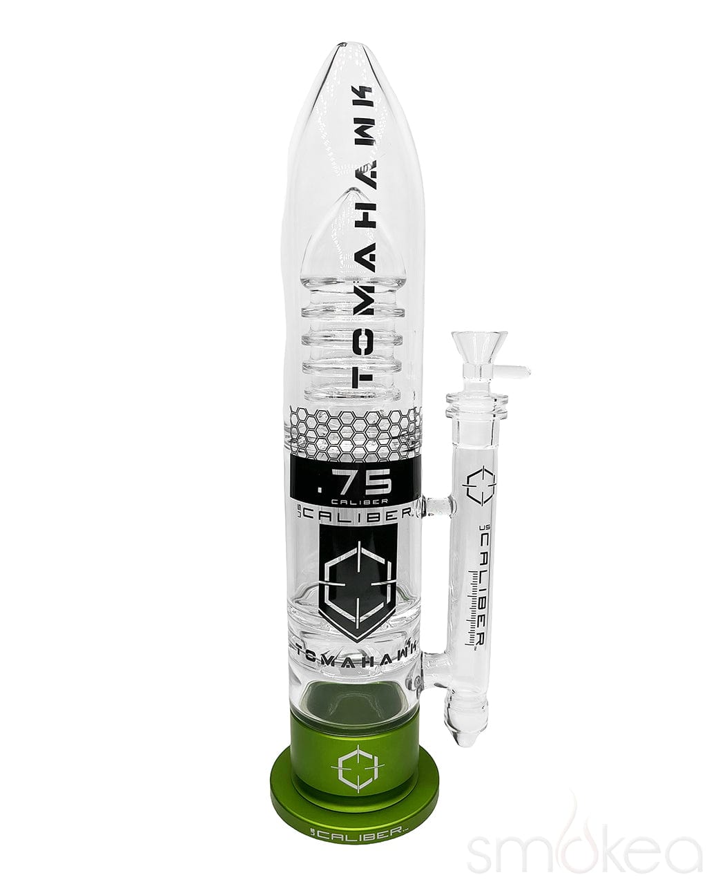 US Caliber .75 Caliber Tomahawk Glass Bong - Discreet Smoker