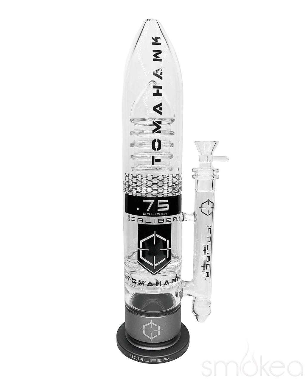 US Caliber .75 Caliber Tomahawk Glass Bong - Discreet Smoker