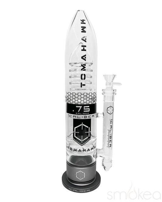 US Caliber .75 Caliber Tomahawk Glass Bong - Discreet Smoker