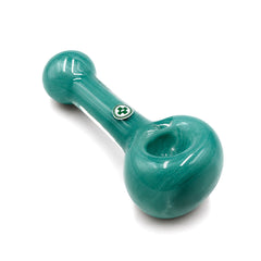 USA Made Glassworks Frit Glass Spoon Pipe – 4″ – Assorted Colors