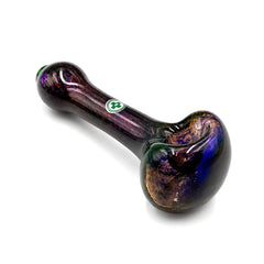 USA Made Glassworks Frit Glass Spoon Pipe – 4″ – Assorted Colors