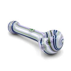 USA Made Glassworks Linework Glass Spoon Pipe – 4″ – Assorted Colors