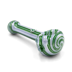 USA Made Glassworks Linework Glass Spoon Pipe – 4″ – Assorted Colors