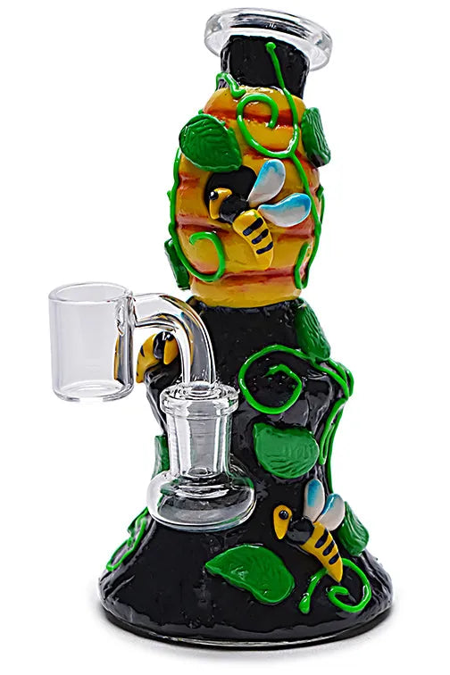 Clay Bee Honeycomb Rig - Discreet Smoker