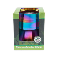 Green Monkey Grinder - Chacma 4pc with Ashtray - 63mm - Discreet Smoker