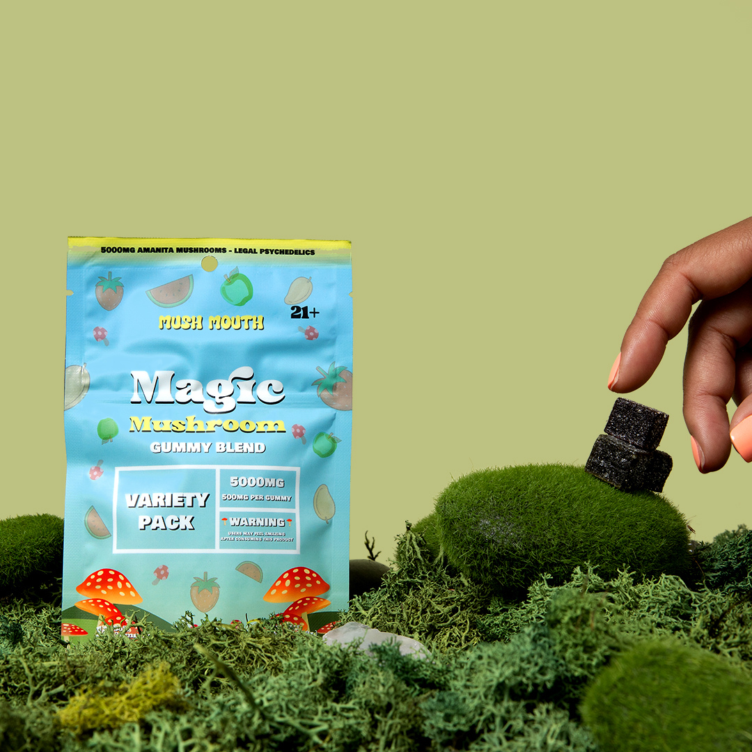 Amanita Muscaria Mushroom Gummies 5000mg - Discreet Smoker
